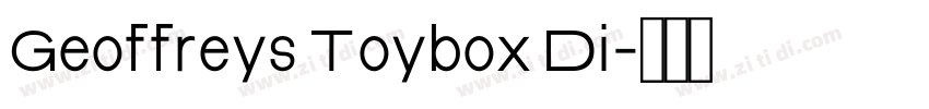 Geoffreys Toybox Di字体转换